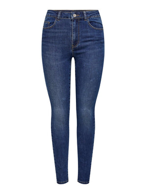Jeans skinny fit Denim azul oscuro medio - Lunar Boutique